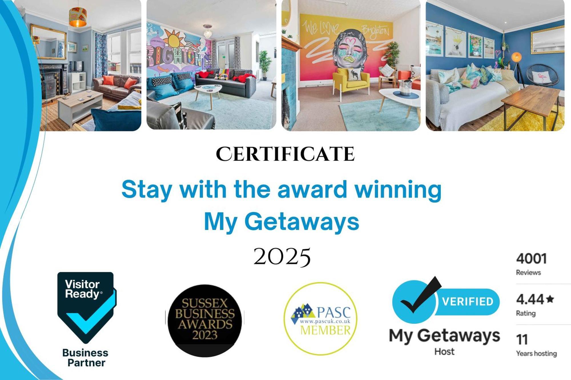 On The Water With Free Parking - By My Getaways Apartment Brighton